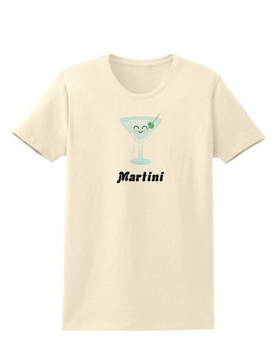 Cute Martini Text Womens T-Shirt-Womens T-Shirt-TooLoud-Natural-X-Small-Davson Sales