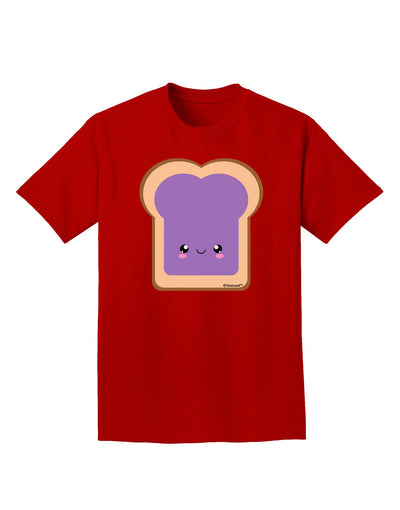 Cute Matching Design - PB and J - Jelly Adult Dark T-Shirt by TooLoud-Mens T-Shirt-TooLoud-Red-Small-Davson Sales