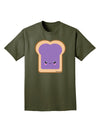 Cute Matching Design - PB and J - Jelly Adult Dark T-Shirt by TooLoud-Mens T-Shirt-TooLoud-Military-Green-Small-Davson Sales