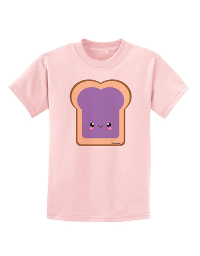 Cute Matching Design - PB and J - Jelly Childrens T-Shirt by TooLoud-Childrens T-Shirt-TooLoud-PalePink-X-Small-Davson Sales