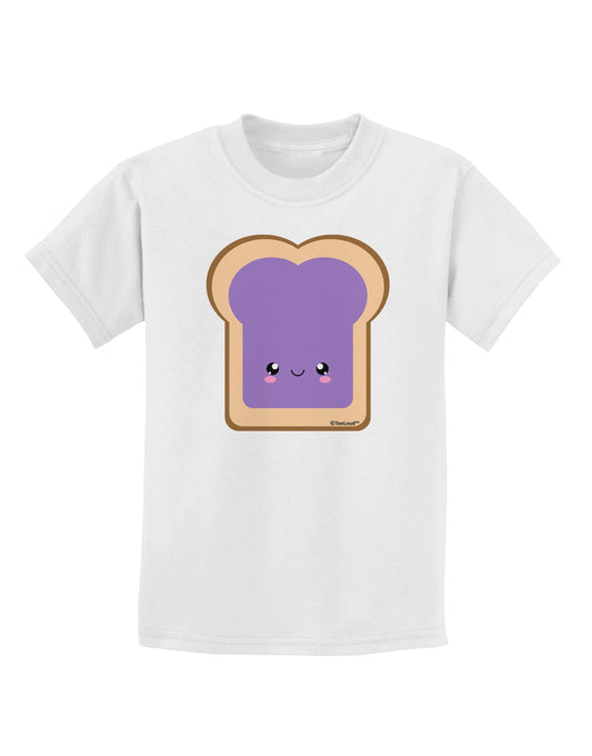 Cute Matching Design - PB and J - Jelly Childrens T-Shirt by TooLoud-Childrens T-Shirt-TooLoud-White-X-Small-Davson Sales