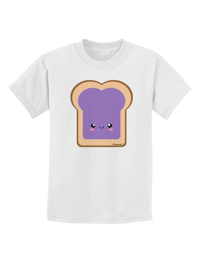 Cute Matching Design - PB and J - Jelly Childrens T-Shirt by TooLoud-Childrens T-Shirt-TooLoud-White-X-Small-Davson Sales