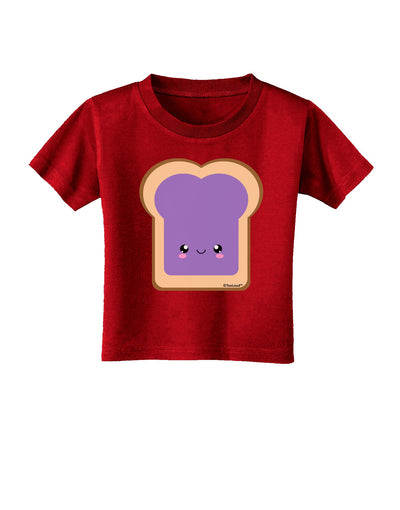 Cute Matching Design - PB and J - Jelly Toddler T-Shirt Dark by TooLoud-Toddler T-Shirt-TooLoud-Clover-Green-2T-Davson Sales