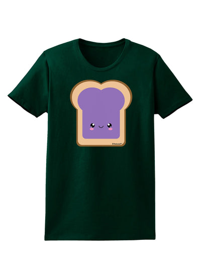 Cute Matching Design - PB and J - Jelly Womens Dark T-Shirt by TooLoud-Womens T-Shirt-TooLoud-Forest-Green-Small-Davson Sales