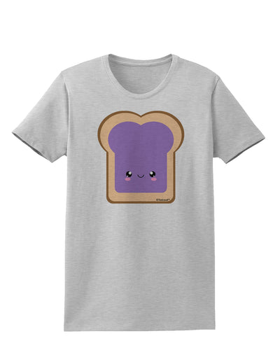 Cute Matching Design - PB and J - Jelly Womens T-Shirt by TooLoud-Womens T-Shirt-TooLoud-AshGray-X-Small-Davson Sales