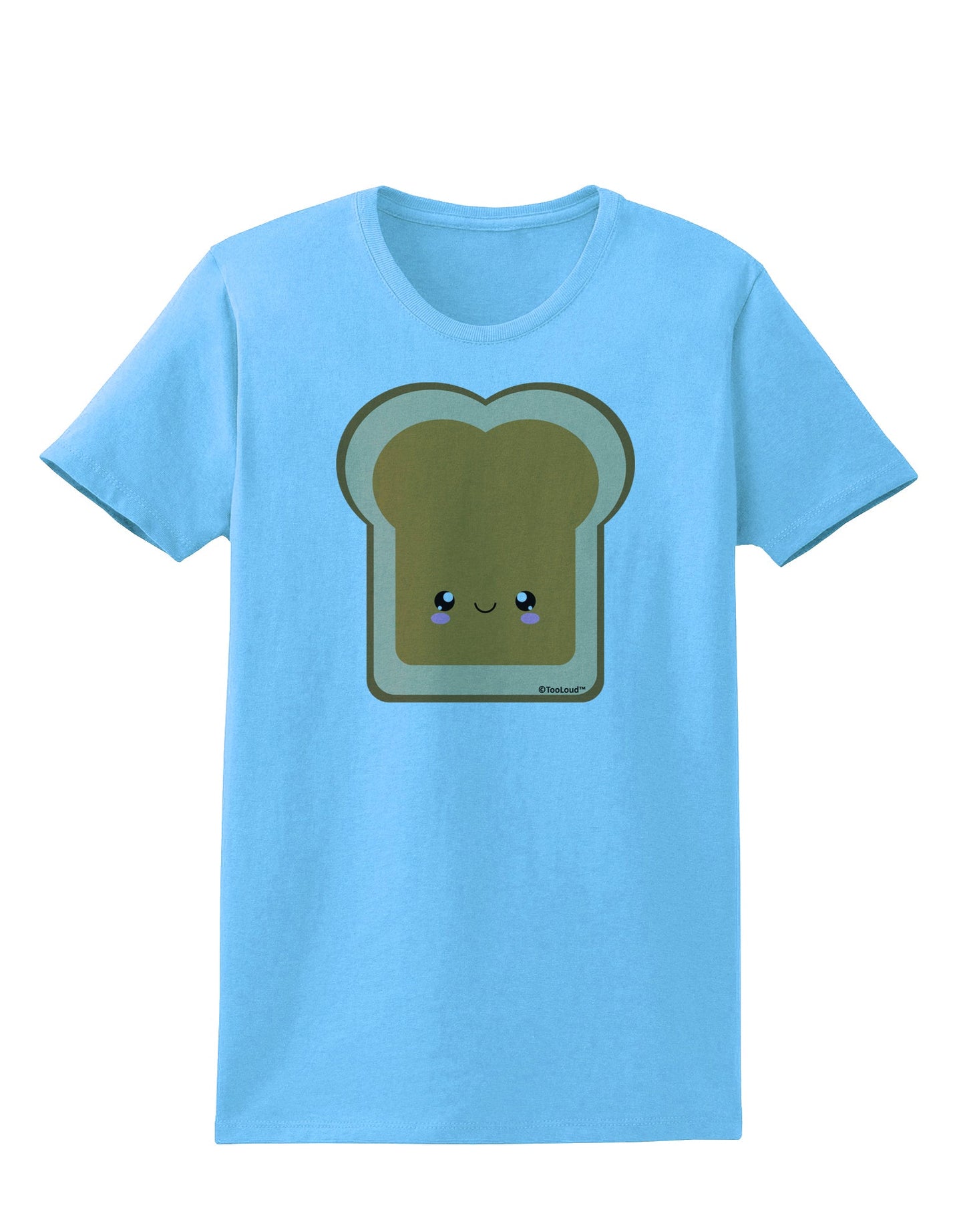 Cute Matching Design - PB and J - Peanut Butter Womens T-Shirt by TooLoud-Womens T-Shirt-TooLoud-Aquatic-Blue-X-Small-Davson Sales