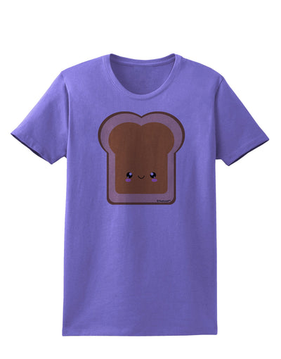 Cute Matching Design - PB and J - Peanut Butter Womens T-Shirt by TooLoud-Womens T-Shirt-TooLoud-Violet-X-Small-Davson Sales