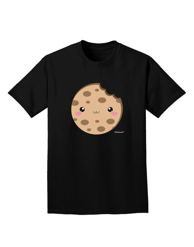 Cute Matching Milk and Cookie Design - Cookie Adult Dark T-Shirt by TooLoud-Mens T-Shirt-TooLoud-Black-Small-Davson Sales