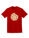 Cute Matching Milk and Cookie Design - Cookie Adult Dark T-Shirt by TooLoud-Mens T-Shirt-TooLoud-Red-Small-Davson Sales