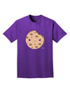 Cute Matching Milk and Cookie Design - Cookie Adult Dark T-Shirt by TooLoud-Mens T-Shirt-TooLoud-Purple-Small-Davson Sales