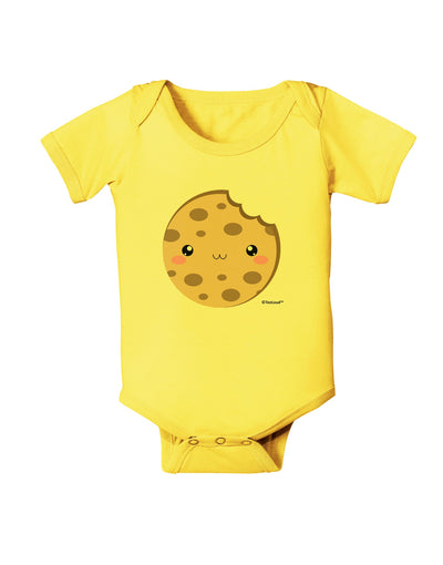 Cute Matching Milk and Cookie Design - Cookie Baby Romper Bodysuit by TooLoud-Baby Romper-TooLoud-Yellow-06-Months-Davson Sales