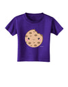Cute Matching Milk and Cookie Design - Cookie Toddler T-Shirt Dark by TooLoud-Toddler T-Shirt-TooLoud-Purple-2T-Davson Sales