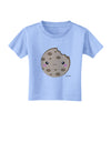 Cute Matching Milk and Cookie Design - Cookie Toddler T-Shirt by TooLoud-Toddler T-Shirt-TooLoud-Aquatic-Blue-2T-Davson Sales