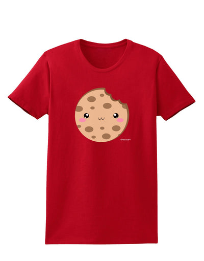 Cute Matching Milk and Cookie Design - Cookie Womens Dark T-Shirt by TooLoud-Womens T-Shirt-TooLoud-Red-X-Small-Davson Sales