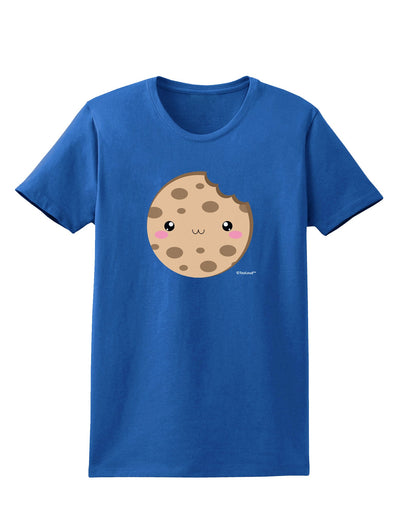 Cute Matching Milk and Cookie Design - Cookie Womens Dark T-Shirt by TooLoud-Womens T-Shirt-TooLoud-Royal-Blue-X-Small-Davson Sales