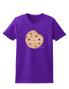 Cute Matching Milk and Cookie Design - Cookie Womens Dark T-Shirt by TooLoud-Womens T-Shirt-TooLoud-Purple-X-Small-Davson Sales