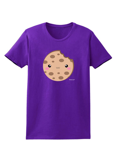 Cute Matching Milk and Cookie Design - Cookie Womens Dark T-Shirt by TooLoud-Womens T-Shirt-TooLoud-Purple-X-Small-Davson Sales