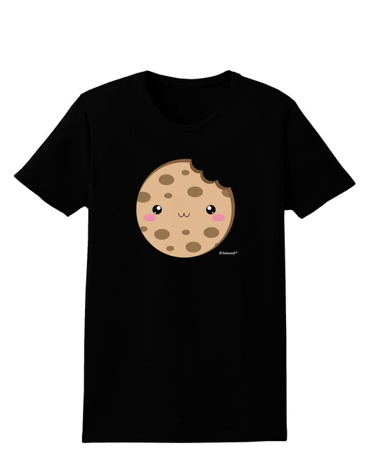 Cute Matching Milk and Cookie Design - Cookie Womens Dark T-Shirt by TooLoud-Womens T-Shirt-TooLoud-Black-X-Small-Davson Sales