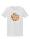 Cute Matching Milk and Cookie Design - Cookie Womens T-Shirt by TooLoud-Womens T-Shirt-TooLoud-White-X-Small-Davson Sales