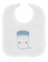 Cute Matching Milk and Cookie Design - Milk Baby Bib by TooLoud