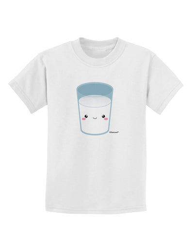 Cute Matching Milk and Cookie Design - Milk Childrens T-Shirt by TooLoud-Childrens T-Shirt-TooLoud-White-X-Small-Davson Sales