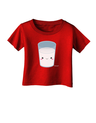 Cute Matching Milk and Cookie Design - Milk Infant T-Shirt Dark by TooLoud-Infant T-Shirt-TooLoud-Red-06-Months-Davson Sales