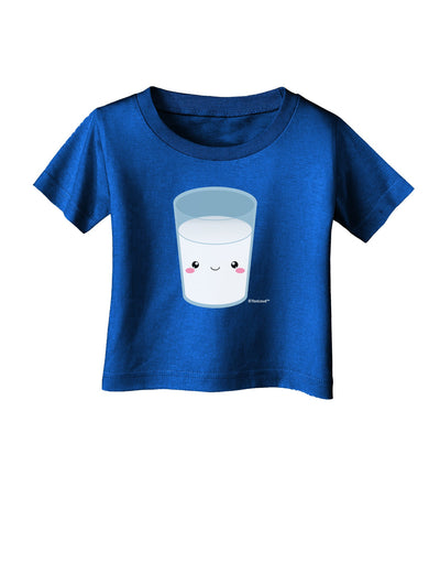 Cute Matching Milk and Cookie Design - Milk Infant T-Shirt Dark by TooLoud-Infant T-Shirt-TooLoud-Royal-Blue-06-Months-Davson Sales