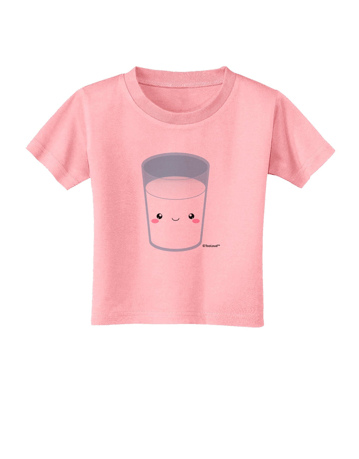 Cute Matching Milk and Cookie Design - Milk Toddler T-Shirt by TooLoud-Toddler T-Shirt-TooLoud-Candy-Pink-2T-Davson Sales