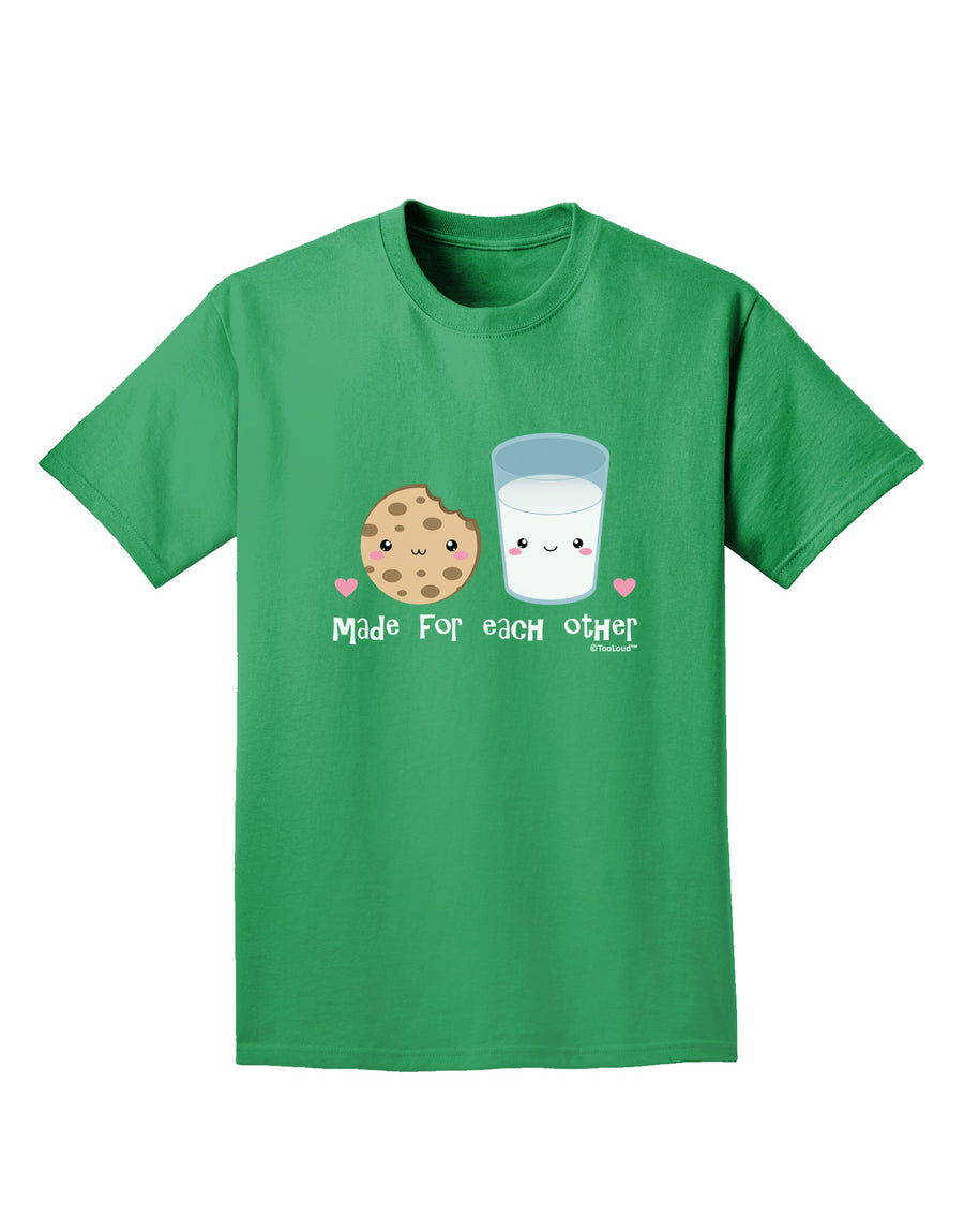 Cute Milk and Cookie - Made for Each Other Adult Dark T-Shirt by TooLoud-Mens T-Shirt-TooLoud-Purple-Small-Davson Sales