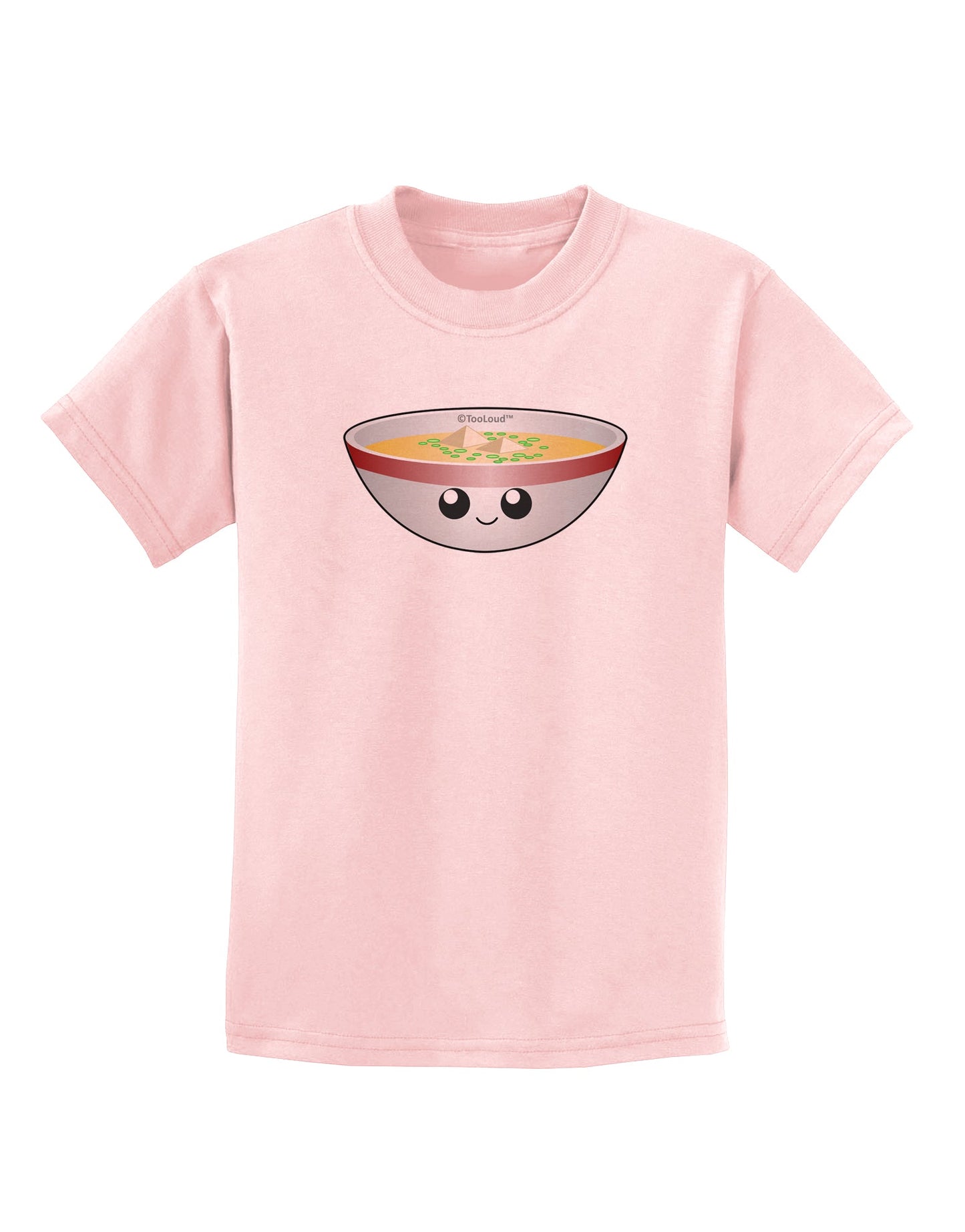 Cute Miso Soup Bowl Childrens T-Shirt by TooLoud-Childrens T-Shirt-TooLoud-PalePink-X-Small-Davson Sales