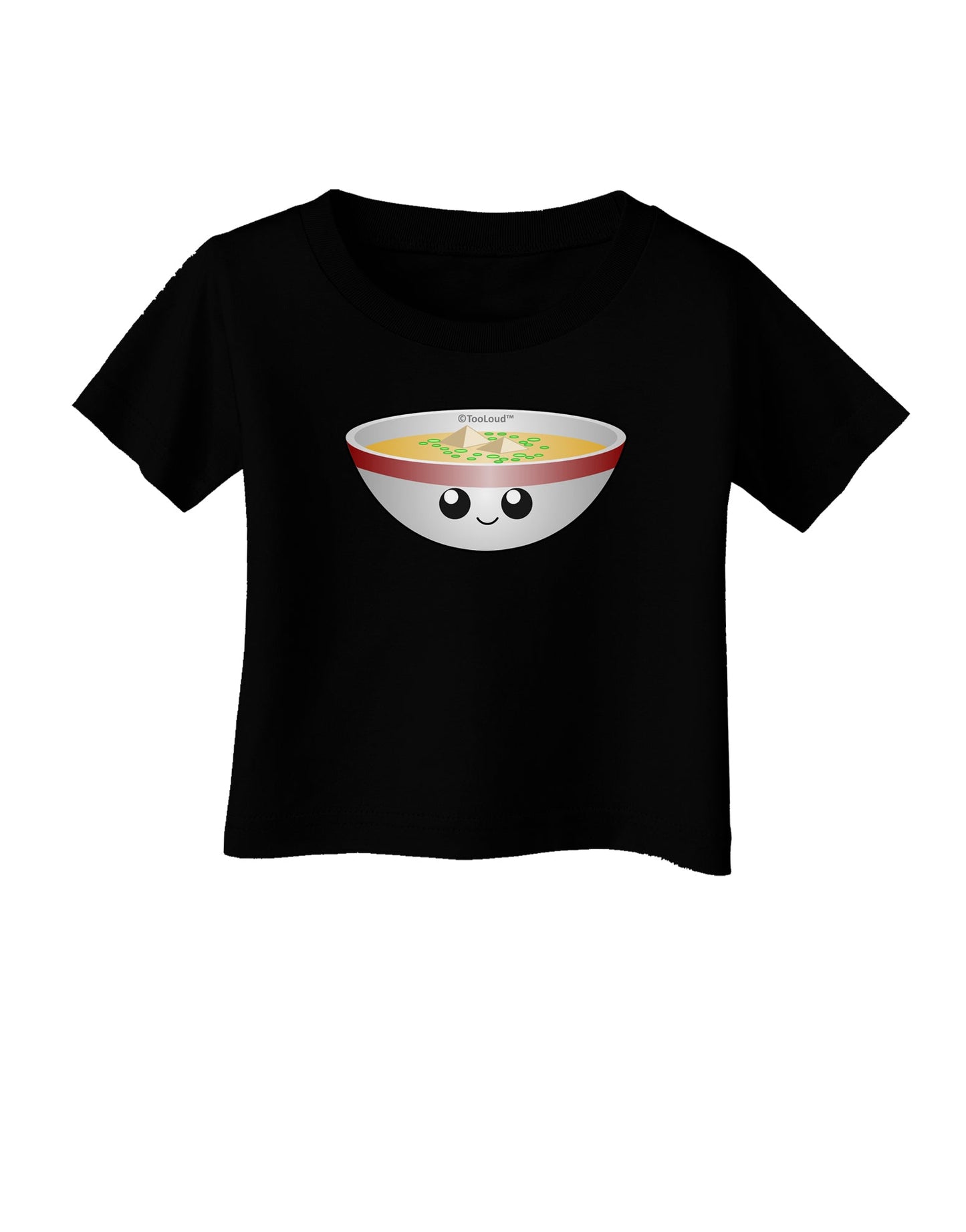 Cute Miso Soup Bowl Infant T-Shirt Dark by TooLoud-Infant T-Shirt-TooLoud-Black-06-Months-Davson Sales
