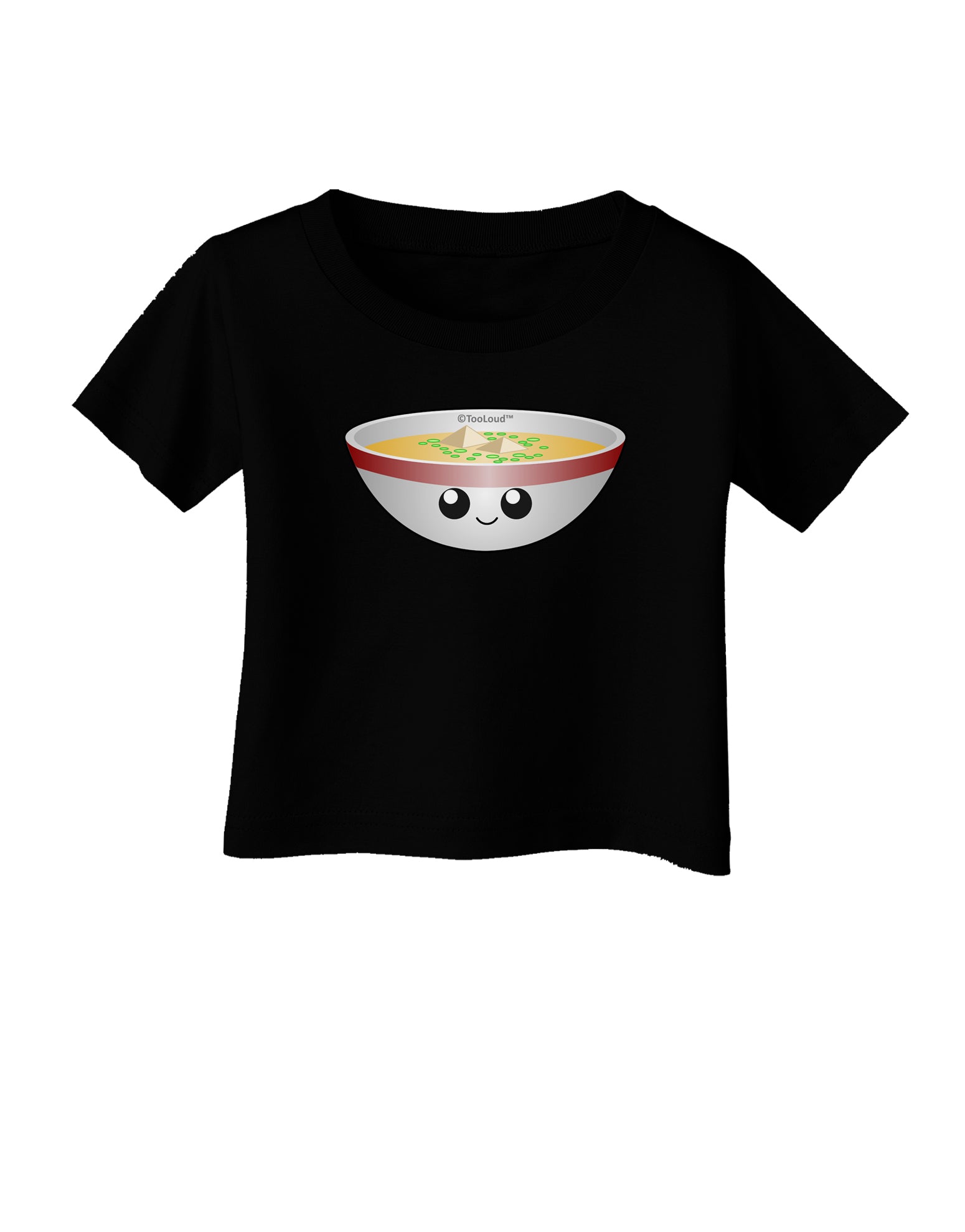Cute Miso Soup Bowl Infant T-Shirt Dark by TooLoud-Infant T-Shirt-TooLoud-Black-06-Months-Davson Sales