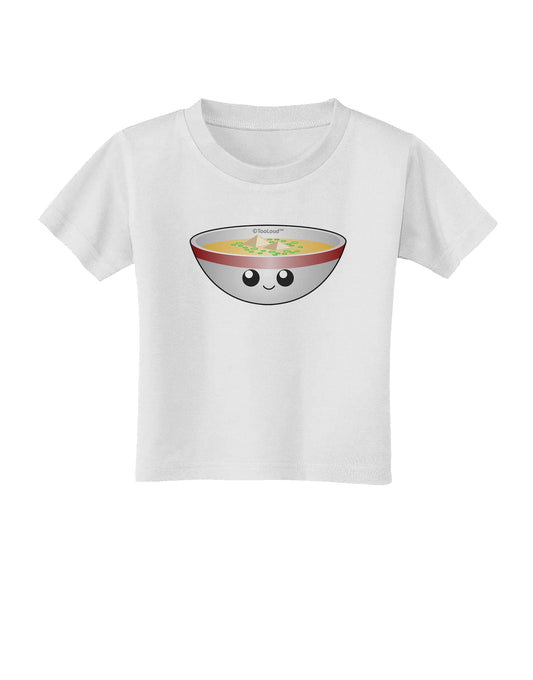 Cute Miso Soup Bowl Toddler T-Shirt by TooLoud-Toddler T-Shirt-TooLoud-White-2T-Davson Sales