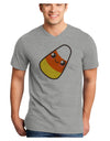 Cute Mother Candy Corn Family Halloween Adult V-Neck T-shirt-Mens V-Neck T-Shirt-TooLoud-HeatherGray-Small-Davson Sales