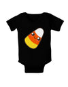 Cute Mother Candy Corn Family Halloween Baby Romper Bodysuit Dark-Baby Romper-TooLoud-Black-06-Months-Davson Sales