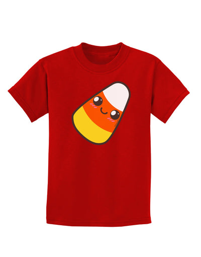 Cute Mother Candy Corn Family Halloween Childrens Dark T-Shirt-Childrens T-Shirt-TooLoud-Red-X-Small-Davson Sales