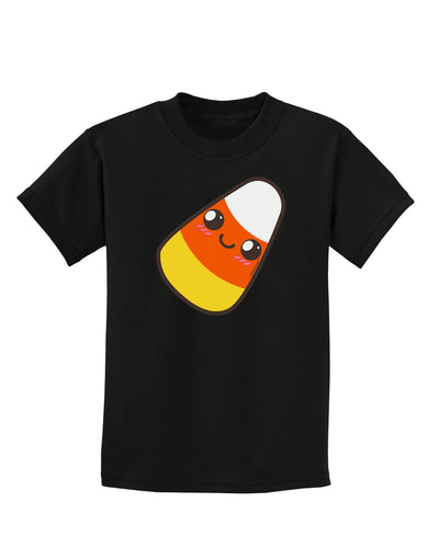 Cute Mother Candy Corn Family Halloween Childrens Dark T-Shirt-Childrens T-Shirt-TooLoud-Black-X-Small-Davson Sales