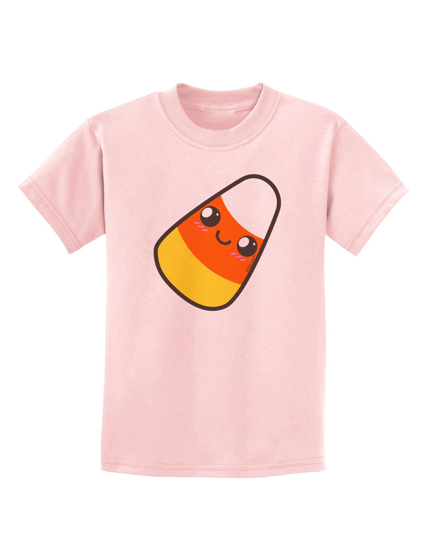 Cute Mother Candy Corn Family Halloween Childrens T-Shirt-Childrens T-Shirt-TooLoud-PalePink-X-Small-Davson Sales