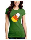 Cute Mother Candy Corn Family Halloween Juniors Crew Dark T-Shirt-T-Shirts Juniors Tops-TooLoud-Kiwi-Green-Juniors Fitted Small-Davson Sales