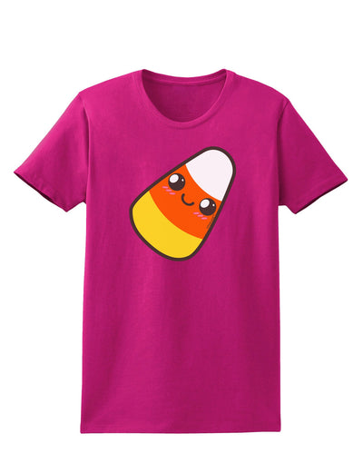 Cute Mother Candy Corn Family Halloween Womens Dark T-Shirt-TooLoud-Hot-Pink-Small-Davson Sales