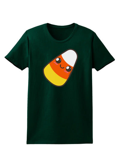 Cute Mother Candy Corn Family Halloween Womens Dark T-Shirt-TooLoud-Forest-Green-Small-Davson Sales