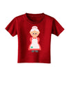 Cute Mrs Santa Claus Christmas Toddler T-Shirt Dark-Toddler T-Shirt-TooLoud-Clover-Green-2T-Davson Sales