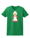 Cute Mrs Santa Claus Christmas Womens Dark T-Shirt-TooLoud-Kelly-Green-X-Small-Davson Sales