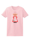 Cute Mrs Santa Claus Christmas Womens T-Shirt-Womens T-Shirt-TooLoud-PalePink-X-Small-Davson Sales