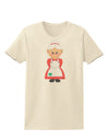 Cute Mrs Santa Claus Christmas Womens T-Shirt-Womens T-Shirt-TooLoud-Natural-X-Small-Davson Sales