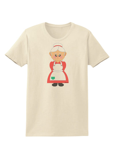 Cute Mrs Santa Claus Christmas Womens T-Shirt-Womens T-Shirt-TooLoud-Natural-X-Small-Davson Sales