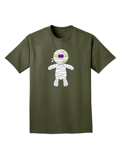 Cute Mummy Halloween Adult Dark T-Shirt-Mens T-Shirt-TooLoud-Military-Green-Small-Davson Sales