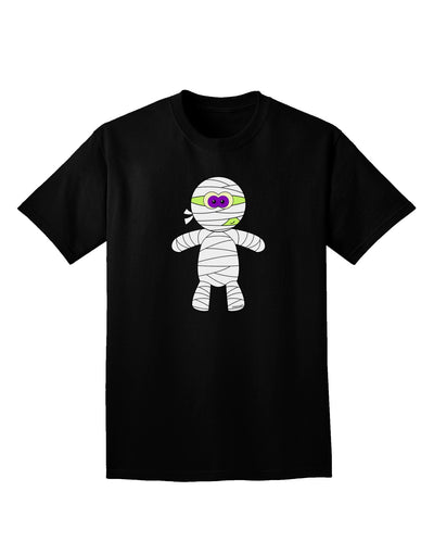 Cute Mummy Halloween Adult Dark V-Neck T-Shirt-TooLoud-Black-Small-Davson Sales