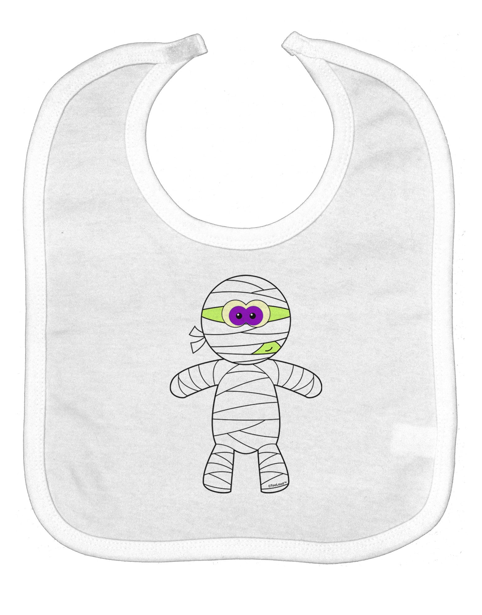 Cute Mummy Halloween Baby Bib