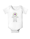 Cute Mummy Halloween Baby Romper Bodysuit-Baby Romper-TooLoud-White-06-Months-Davson Sales